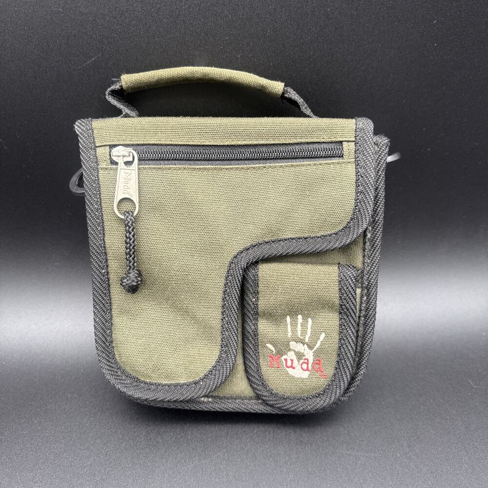 Vintage 90s Y2K Mudd Crossbody Bag Purse Satchel Grunge Olive Green No Strap